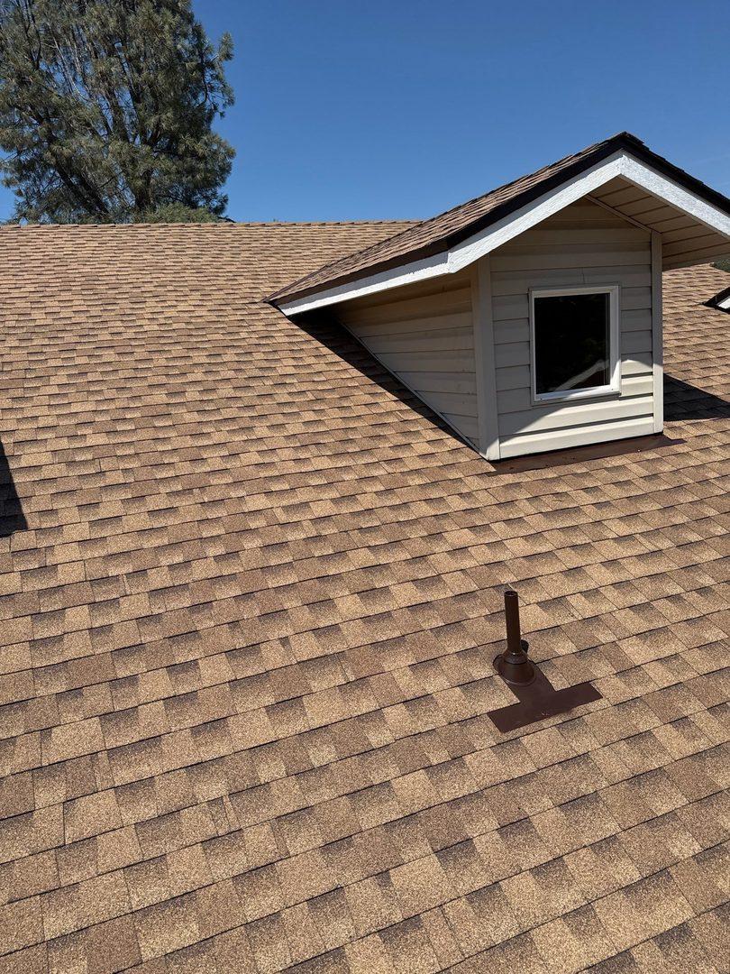 Residential roofing project in Jamestown, CA