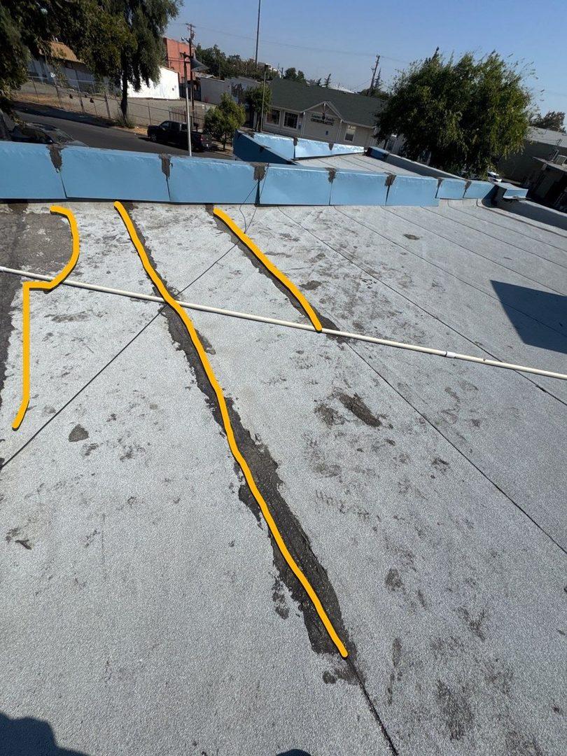 Before: Econo Roofing project near Valley Springs